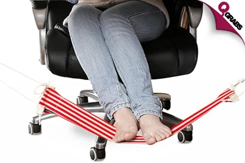 From QR39 Relax with Hammock Foot Rests for Under your Desk! (Up to QR198 Value)